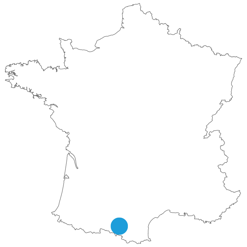 Carte de situation foix