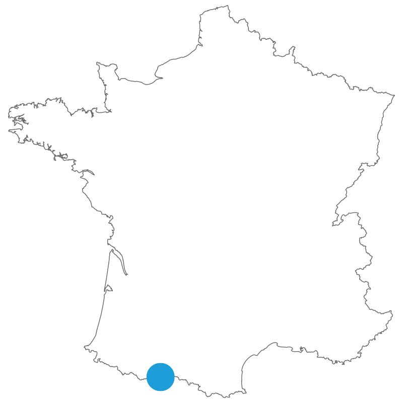 Carte de situation luchon