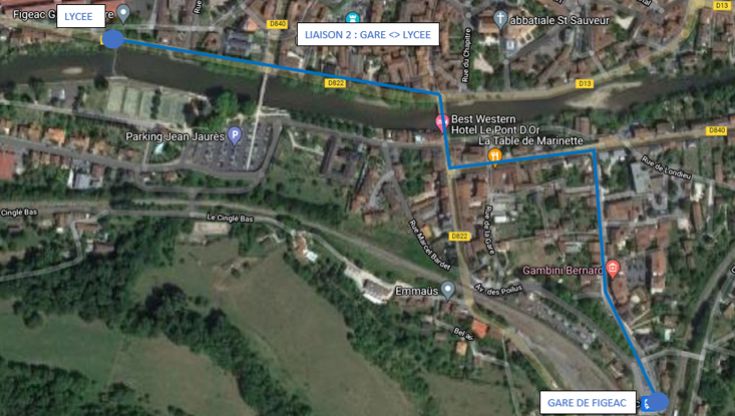 LIAISONS CYCLABLES - FIGEAC (46)