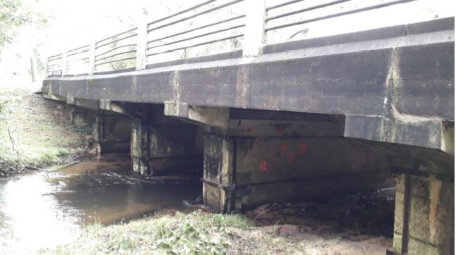 PONT SUR LE RUISSEAU DU MORT - SAINT-PAUL -EN-BORN (40)